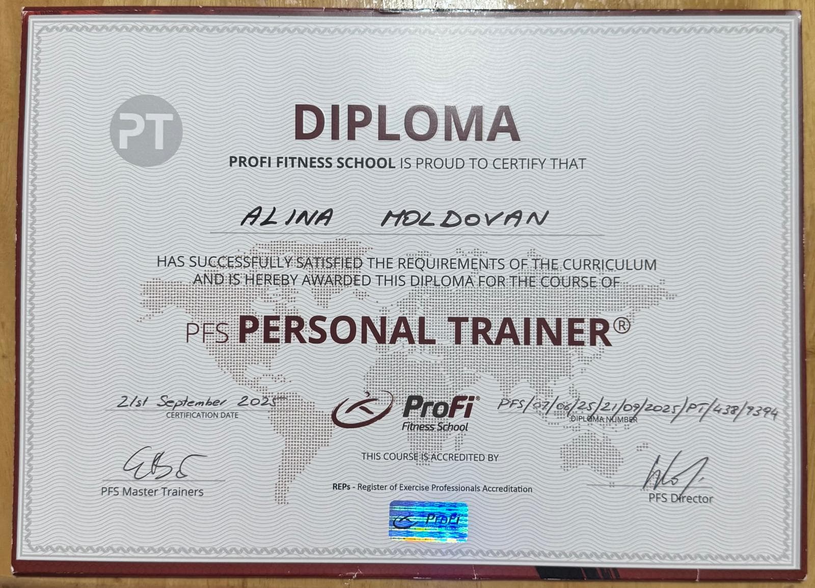 Certification