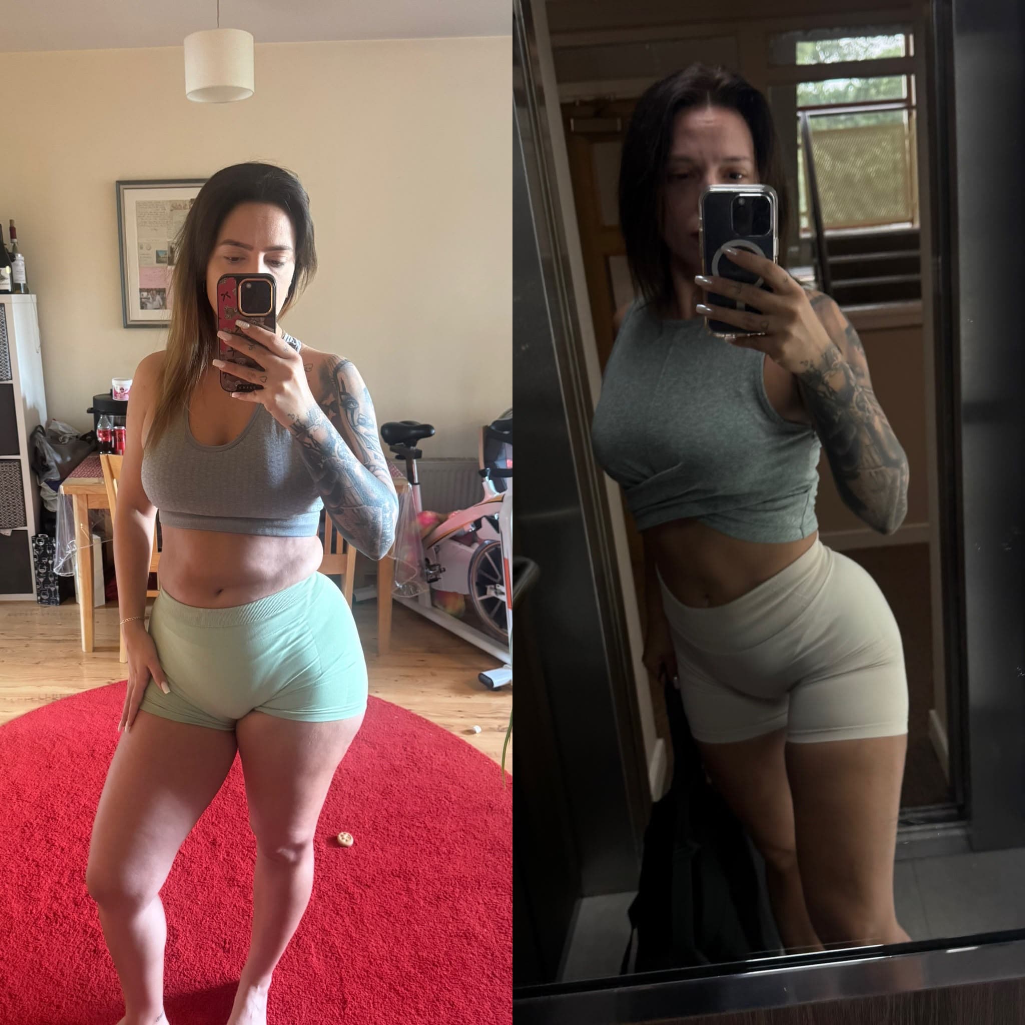 Alina's transformation, before